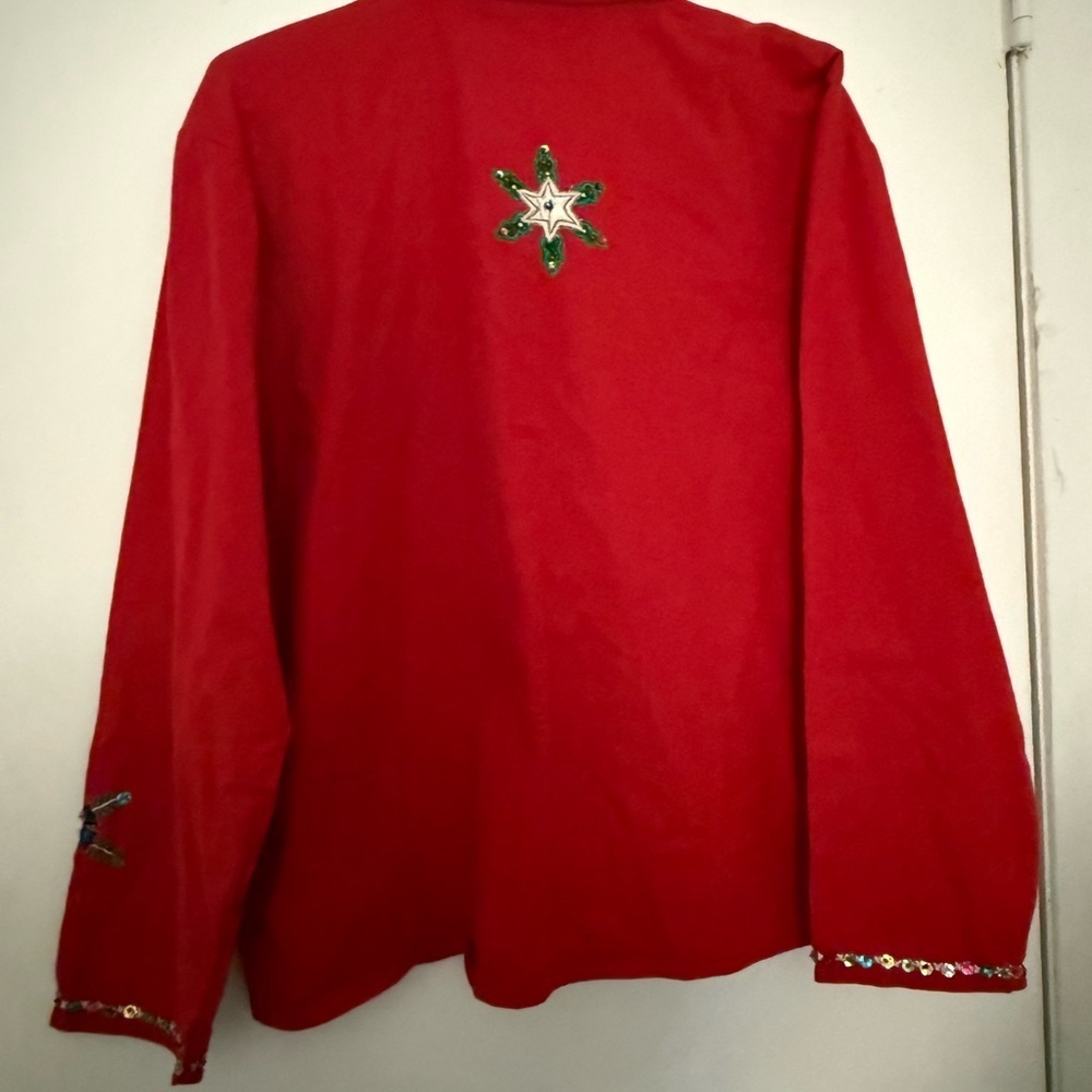Embellished Red Blazer - Picture 8 of 9